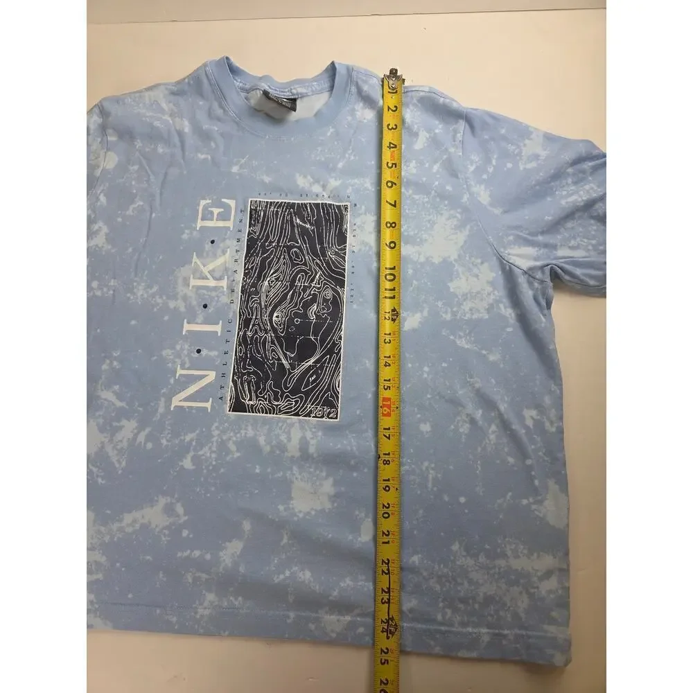 Nike Blue USA Topography Boxy Crop XL Tee